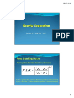 MINE292-Lecture10-Gravity Separation-2014 PDF