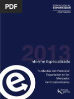 Estadisticas Hacia Los Mercados Centroamericanos