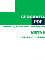 Metas Curriculares Geografia - 8º Ano [organizadas por nível hierárquico]