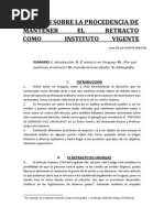 Ensayo Retracto Crédito Litigios0