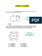 Azimut y Rumbo