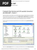 Cadastro de Clientes Em C# Usando Conceitos de ADO.net – Parte 1 _ Programando