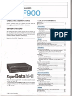 Sony SL HF-900 Owners Manual