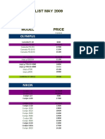 DIGICAMS prices may09