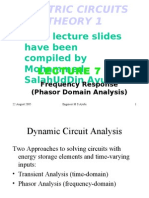 Electric Circuits Theory 1: These Lecture Slides Have Been Compiled by Mohammed Salahuddin Ayubi