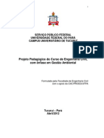 Projeto Pedagogico - Engenharia Civil - UFPA Tucurui