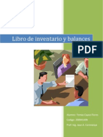 Libro de Inventario y Balace