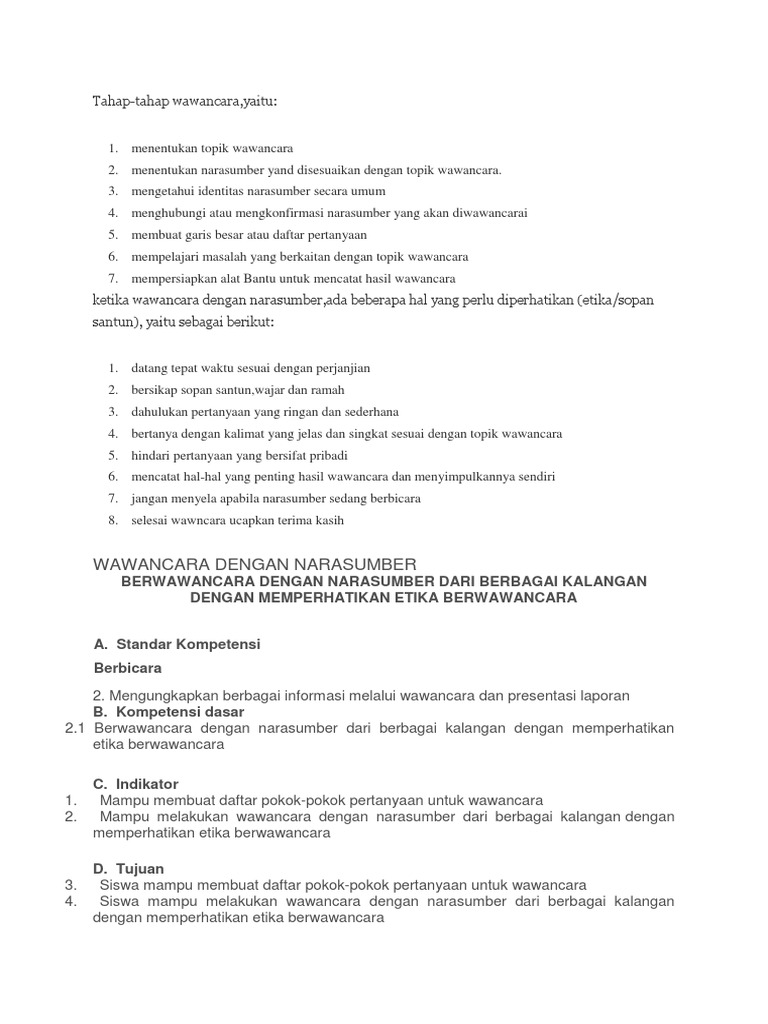 Pertanyaan Wawancara Tentang Tata Ruang Kantor Berbagai