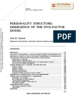 Digman on Five Factor Model