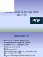 8elaboracion de Menus para Adultos