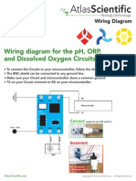 Wiring Diagram For The PH, ORP, and Dissolved Oxygen Circuits