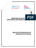 MANUAL 2 de Procedimientos de Calsificacion Puestos PDF