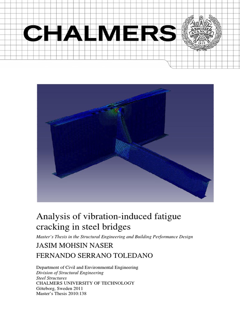 Analysis of vibrationinduced fatigue cracking in steel bridges