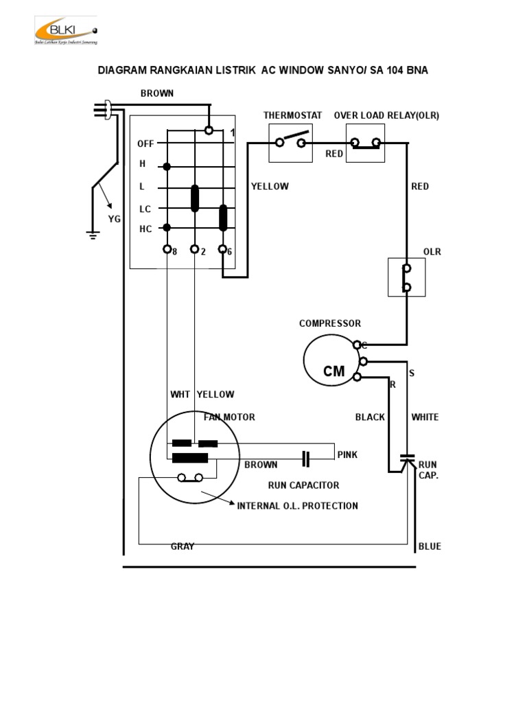 Diagram Rangkaian Listrik Ac Window Sanyo 620 Views Diagram Rangkaian Listrik Ac Window Sanyo 620 Views
