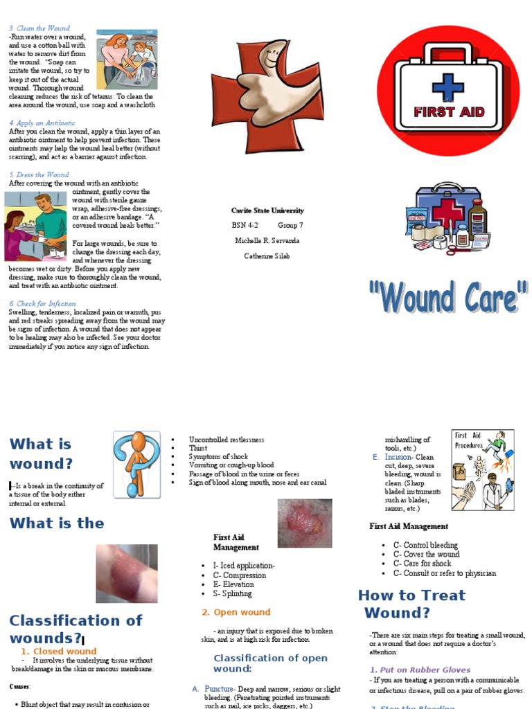 First Aid Pamphlet PDF Wound Medical Specialties