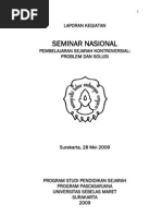 Download Laporan Kegiatan Semnas Sejarah Kontroversial by tsabit azinar ahmad SN23419262 doc pdf