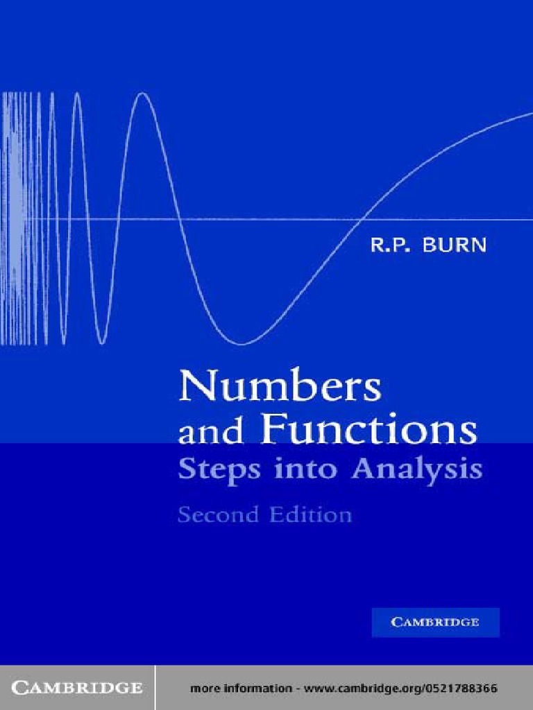 Burn Rp Numbers And Functions Steps Into Analysis 2ed - 