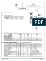 Features: Elektronische Bauelemente - 0.15A, - 50V PNP Plastic-Encapsulated Transistor