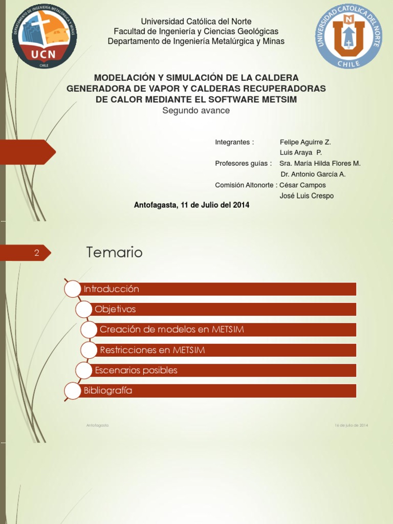Simulación de Calderas con METSIM | PDF | Simulación | Archivo de ...