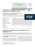 Performance of Radial Piston Type Reciprocating Expander For CO2 Refrigeration Cycle