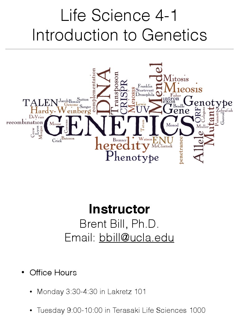 Genetics Course Overview | PDF | Heredity | Dominance (Genetics)
