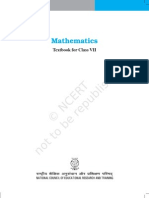 Mathematics: Textbook For Class VII