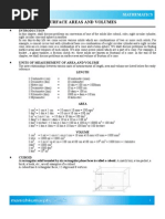 Surface Area and Volume