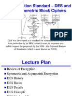 Data Encryption Standard - DES and Other Symmetric Block Ciphers