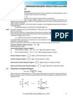 Grignard Reagent, Reduction & Alkane Theory - E