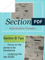 Section B: Information Transfer