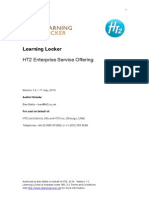 HT2 Enterprise Service Offering for Learning Locker