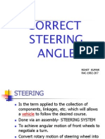Correct Steering Angle: Rohit Kumar RAC-1982-2K7