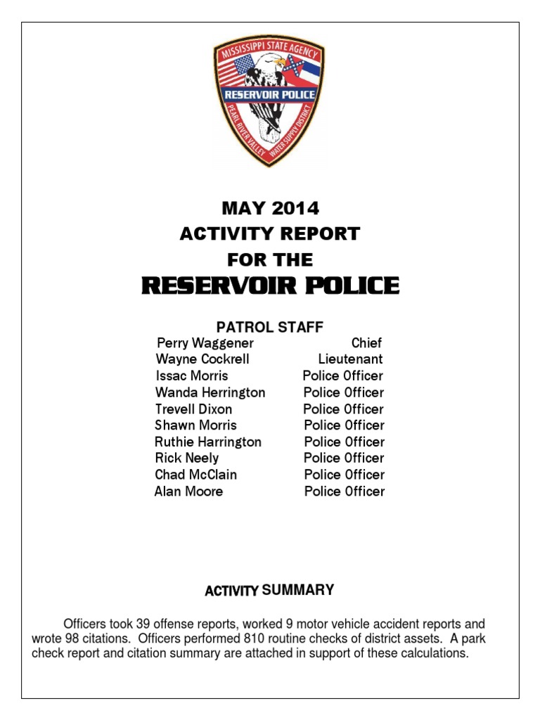 Activity Report May 2014 | PDF