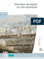 Altération Du Béton en Site Maritime