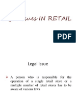 Legal Issues in Retail
