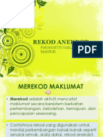 Rekod Anekdot.