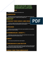 Faktor Lupa Dan Cara Guru