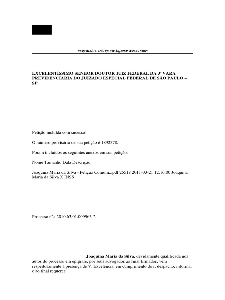 Petição de Aposentadoria  Aposentadoria  Julgamentos