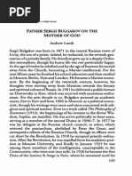 Sergius Bulgakov on the Mother of God