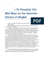 Anonim-Cum Sa Te Prezinti Cat Mai Bine La Un Interviu Pentru o Slujba