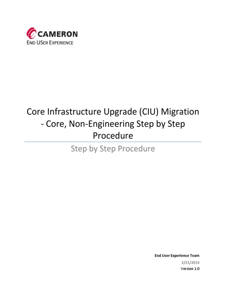 CIU Migration Step-by-Step Guide | PDF | Microsoft Outlook | Share Point