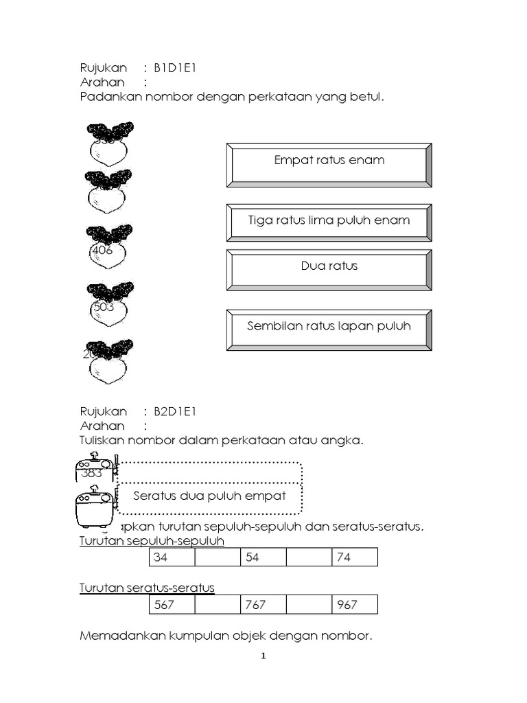 Soalan MatematikTahun 2