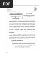 State Personnel Board Resolution and Order Following Investigative Hearing Case 13-1216A