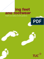 Working Feet and Footwear: Health and Safety at Work Guidance