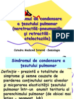 Sindromul de Condensare A Ţesutului Pulmonar