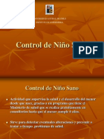 Control de Niño Sano