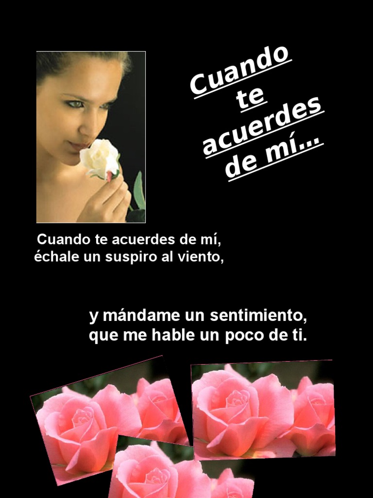 Cuando Te Acuerdes De Mi Audio