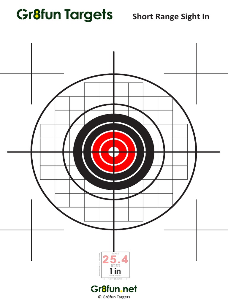 Short Range Sight In: © Gr8fun Targets | PDF