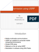 E - Video Transmission Using USRP