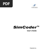 SimCoder User Manual